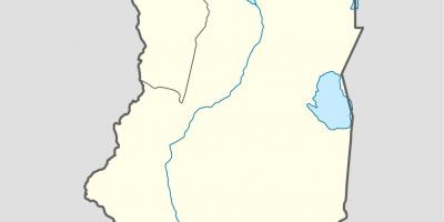 Kaart van Malawi rivier